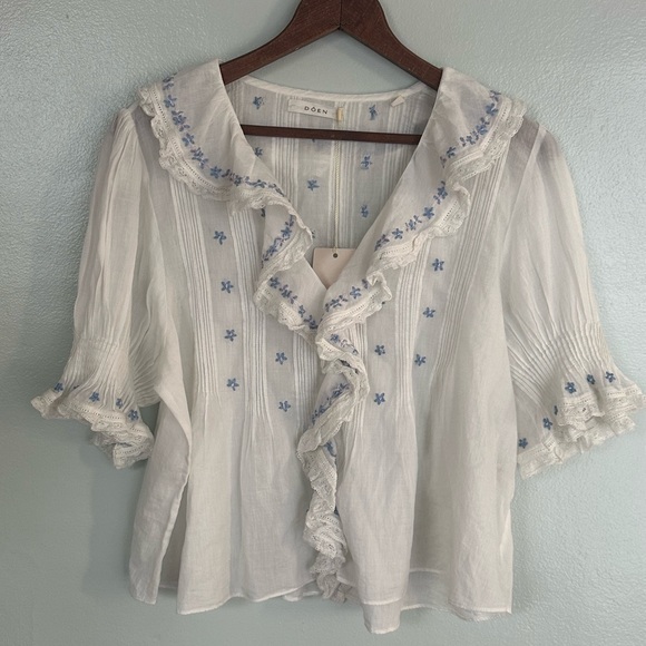 NWT Doen Hettie Top 100% organic cotton - Picture 5 of 11